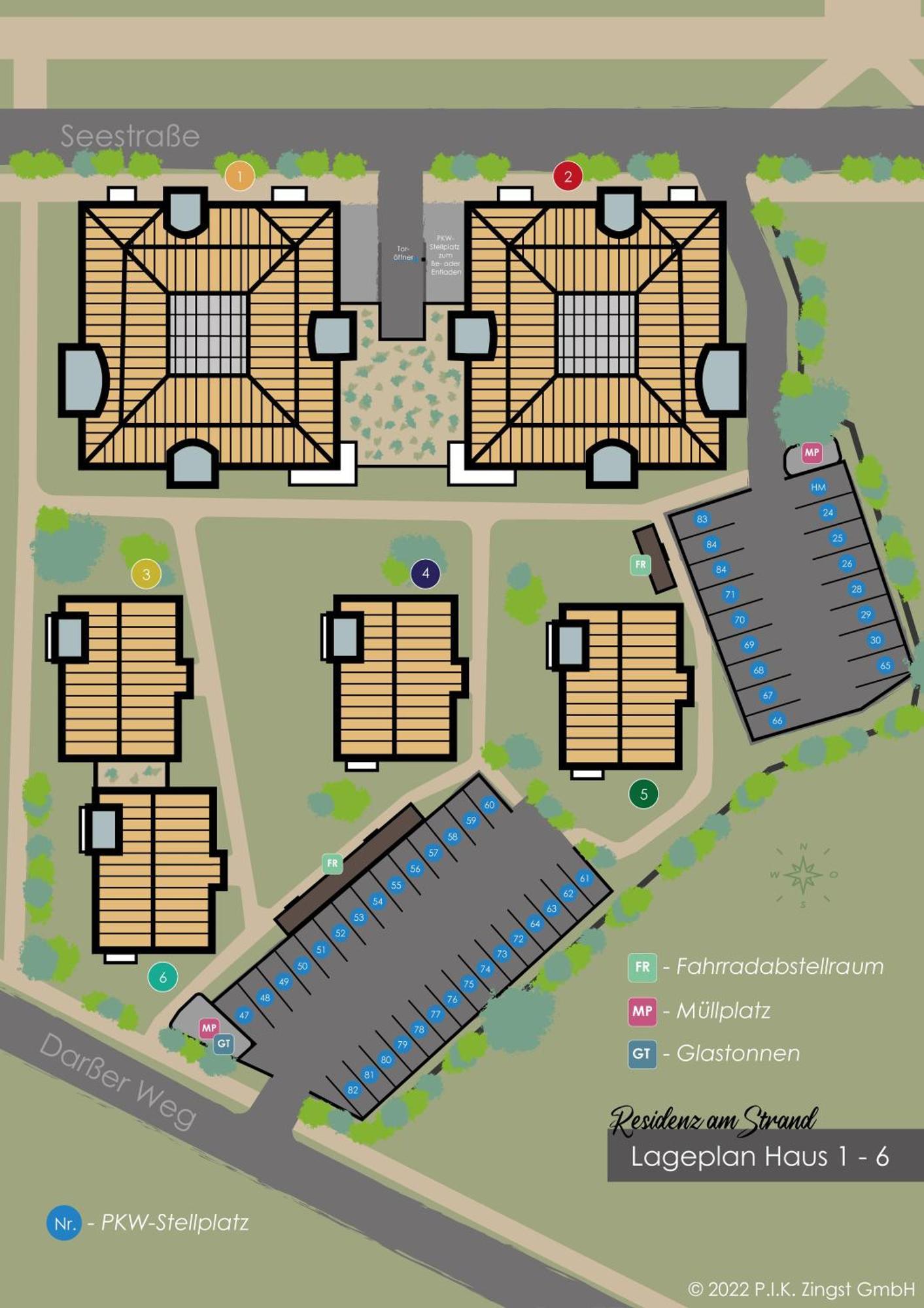 Residenz Am Strand Wohnung 4-56 青斯特 外观 照片